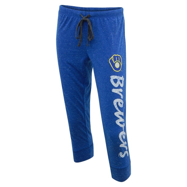 MLB Women's Milwaukee Brewers Retro Knit Capri Pants