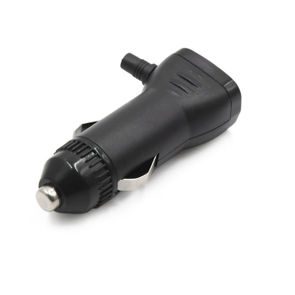 Black 12V 24V Car Lighter Socket On Off Switch Plug Connector Adaptor