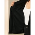 thumbnail image 5 of DARING DIVA Women's Long Sleeve Work Office Open Front Suit Jacket XS Black, 5 of 6