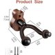 thumbnail image 5 of 2 Pack Guitar Wall Mount Hooks, Acoustic Guitar Stand Wall Mount Guitar Hooks Wall Mount Bracket, Universal Hook, 5 of 5