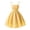 Yellow, variant on EliteGoogv Toddler Girls Dress Sundress Sleeveless Spaghetti Strap Solid Color Flared Skirt Casual Formal Outfit Preteen Girls Kids Dress Kids Party Gown,12-13 Years