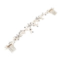 thumbnail image 4 of Rhinestone Flower Bridal Headpiece for 1 Comb Elegant Wedding Accessories, 4 of 5