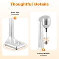 thumbnail image 6 of Miumaeov Electric Milkshake Maker 100W, 2-Speed Drink Mixer for Bubble Tea Frappe, Stainless Steel Cup 16.9oz, Countertop Smoothie Blender, 6 of 9