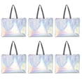 thumbnail image 1 of Bolsas de envasado de regalo de 6 piezas bolsas no tejidas de regalos de regalo bolsas de compras de mano, 1 of 7