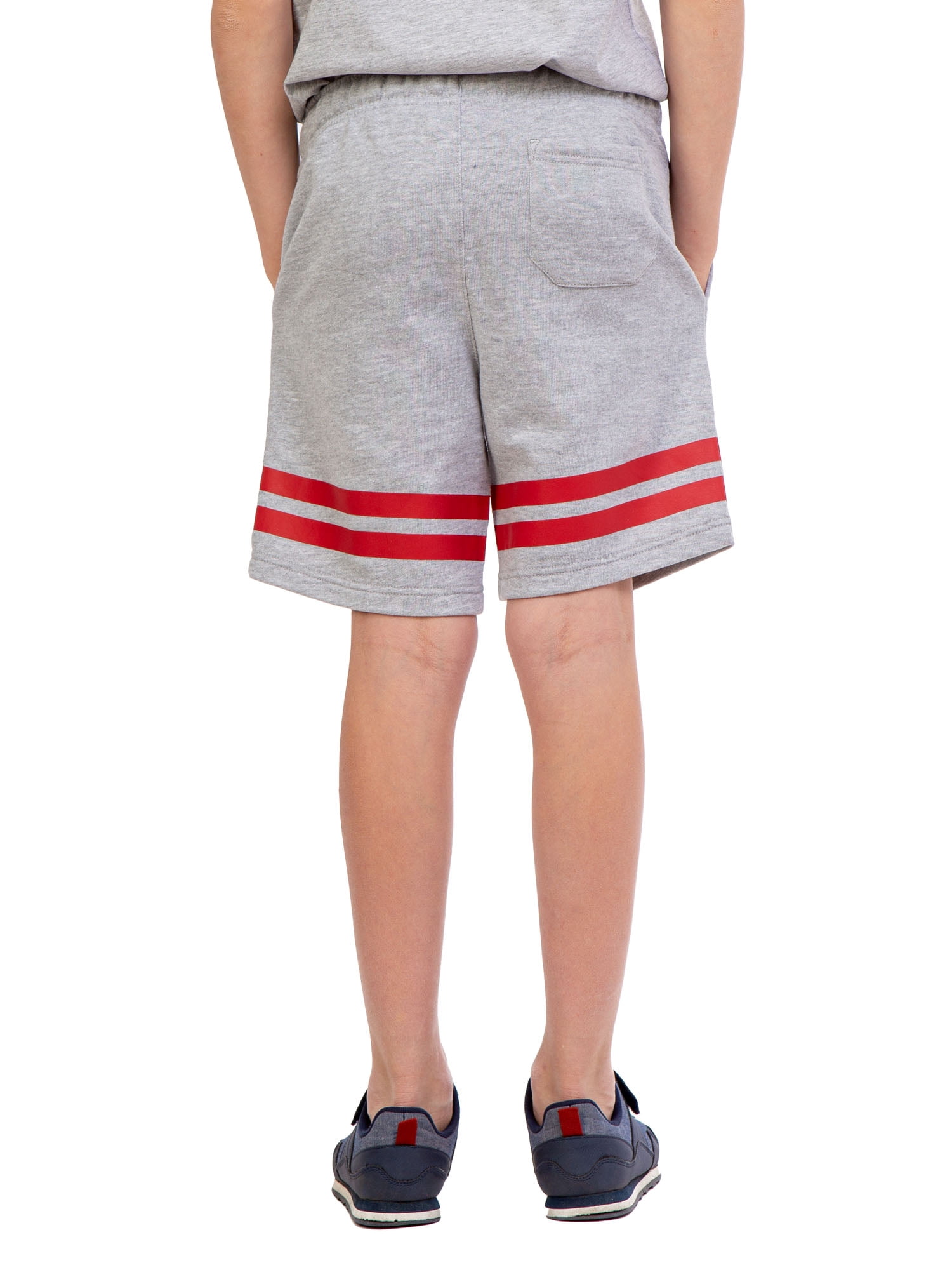 U.S. Polo Assn. Boys Stripe Terry Shorts, 2- Pack, Sizes 4-18