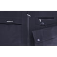 thumbnail image 3 of Men’s Water Resistant Stand Collar Fleece Lined Casual Outwear Full Zip Jacket (Navy, 2XL), 3 of 4