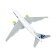 thumbnail image 2 of Boeing 777-200ER Commercial Aircraft with Flaps Down White w/Stripe 1/400 Diecast Model Airplane by GeminiJets, 2 of 3