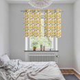 thumbnail image 4 of Summer Lemons Kitchen Curtains Window Panels, Modern Botanical Leaves Vintage Insulated Window Treatment Curtain, Grommet Curtains for Bedroom/Living Room/Bathroom, 2 Piece 27.5"Wx39"L, 4 of 8
