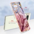 thumbnail image 6 of Nalacover for Google Pixel 7A Marble Pattern Slim Case Compatible with MagSafe Wireless Charging, Soft Silicone/TPU Shockproof Non-Yellowing Lightweight Protective Cover for Google Pixel 7A, Rose, 6 of 11