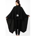 thumbnail image 2 of Perfehair Hair Cutting Cape, Salon Haircut Gown, 55" x 59", Super Light, Super Silky Smooth-Black, 2 of 5