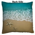 thumbnail image 2 of EREHome starfish on a beach sand Pillow Case Home Decor Cushion Cover 16x16 Inch, 2 of 2