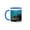 Blue/White, variant on 3drose, Galapagos Green Sea Turtle Swimming, Galapagos, Ecuador., 11oz Mug
