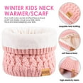 thumbnail image 2 of REDESS Unisex Kids Winter Beanie Hat, Gloves and Scarf Set, Acrylic, Pink, 3-9 Years, 2 of 4