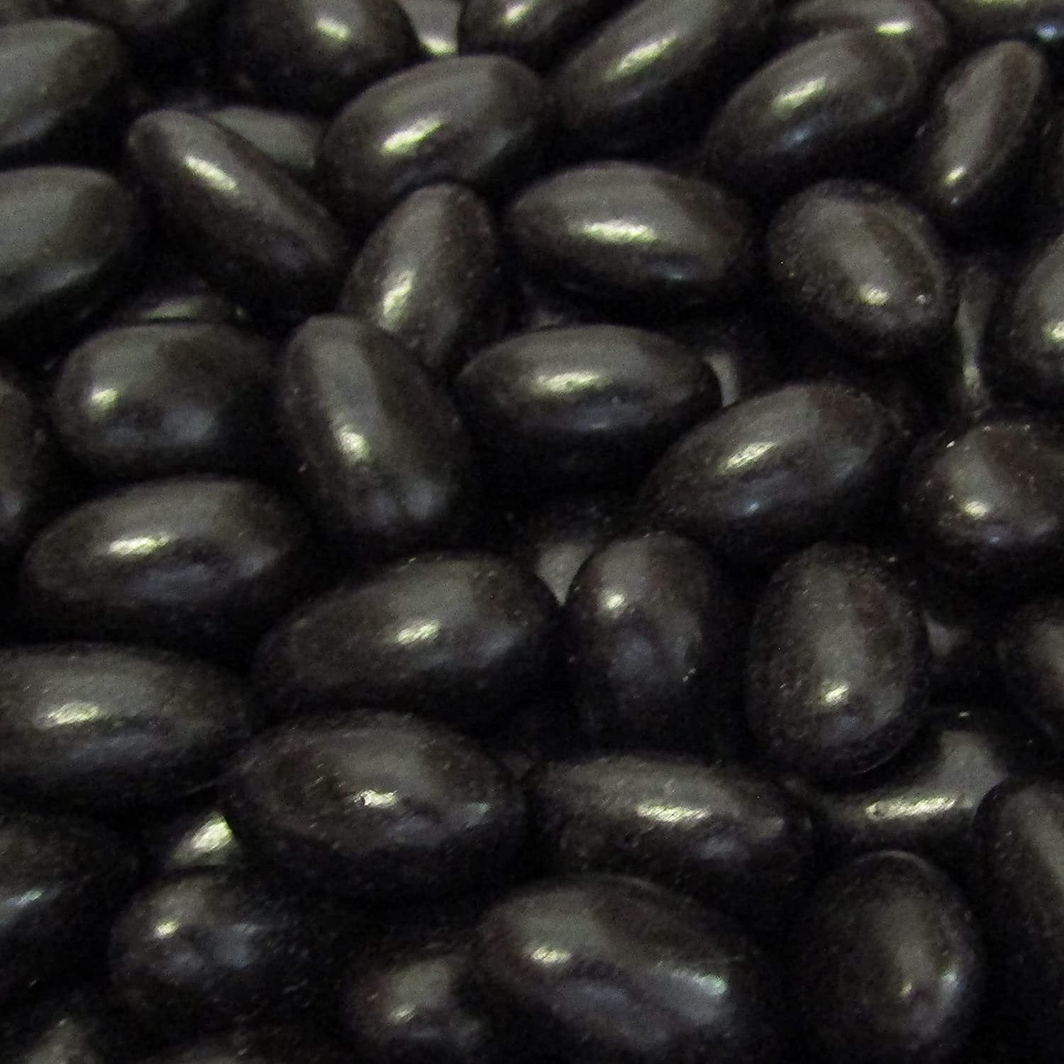 Black Jordan Almonds by Its Delish, 2 LBS Bulk  Sugared Almond Nut with Sweet Hard Candy Coating - Bulk Wedding Favors, Bridal and Baby Showers, Party Buffets - USA Made, Vegan & Kosher
