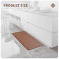 thumbnail image 5 of PABUBE Kitchen Mat Cushioned Anti Fatigue Kitchen Rugs Waterproof Non-Slip Kitchen Standing Mat, Brown, 17" x 47", 5 of 8