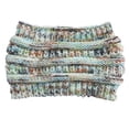 thumbnail image 5 of Yoyauz Messy Bun Hat Premium Knit Soft Stretch Winter Warm Cable Knit Headband, 5 of 6