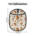 thumbnail image 3 of Pofeuu Squirrel Print Silicone Pot Mat Mitten With Hanging Loop Heat Resistant Oven Mitts Non-Slip Bbq Baking Smoking Potholders, 3 of 7