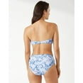 thumbnail image 4 of Tommy Bahama Womens Island Cays Abalone Printed Bandeau Bikini Swim Top, 4 of 4