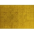 thumbnail image 1 of Ahgly Company Machine Washable Indoor Rectangle Oriental Yellow Industrial Area Rugs, 4' x 6', 1 of 4