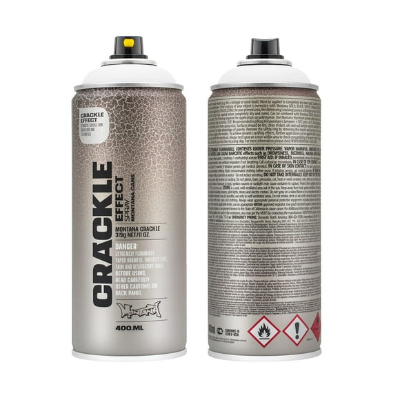 Montana Cans Montana Crackle 400 ml Color, Pure White Spray Paint