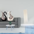 thumbnail image 2 of Figuras de cisne de cerámica y pantalla de lámpara de pie de papel para una acogedora decoración de sala de estar, adorno de estante de aniversario, c, 2 of 8