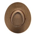 thumbnail image 4 of Weikingp Clearance! Cowboy Hat, Adult Casual Plaid Summer Western Fashion Cowboy Sun Hat Wide Brim Travel Sun Cap, Cowgirl Hat, Cowboy Hats for Women, Cowboy Hat Men Coffee, 4 of 5