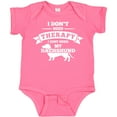 thumbnail image 3 of Inktastic No Therapy Dachshund Boys or Girls Baby Bodysuit, 3 of 5