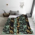 thumbnail image 5 of Pofeuu Lilies Flowers Print Ultra-Soft Micro Fleece Blanket,for Bed Or Sofa,All Season Throw Blankets Flannel Blanket-40"x30", 5 of 7