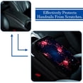 thumbnail image 5 of Constellation Soft Comfortable Furry Printed 12.5x8.2 Inch Car Armrest Cover Accessory, 5 of 6