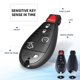 thumbnail image 4 of Llave remota de coche para SUV, Jeep Grand Cherokee 2008-2013/Commander 2008-2012, 5 botones FCCID:, 4 of 7