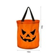 thumbnail image 2 of ToyKingdee Halloween Trick or Treat Bags LED Light Orange Pumpkin Buckets Reusable Goody Candy Bucket Trick or Treating, Halloween Birthday Party Favor Supplies, 2 of 5