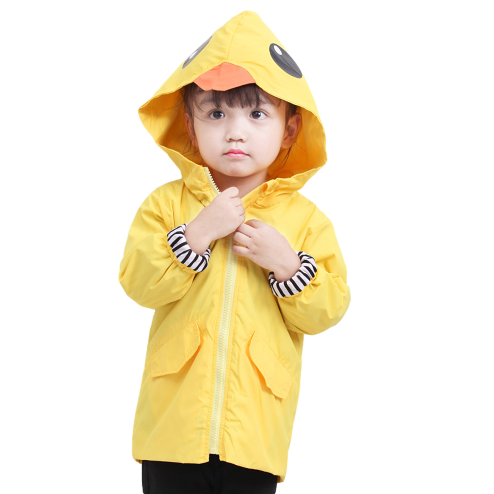 Baby Raincoat Waterproof Jackets with Hood Children Boys Girls Rain