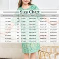 thumbnail image 3 of Bovxnpu Chemise de Nuit pour Filles, Chemises de Nuit en Coton pour Filles, Chemise de Nuit Pyjama, Robe de Nuit à Col Rond à Manches Courtes Imprimée de Fleurs, Jupe de Nuit Ample Décontractée pour Vêtements de Climatisation, 3 of 6