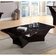 thumbnail image 2 of Furniture of America Avens Contemporary Wood 3-Piece Coffee Table Set in Black, 2 of 6
