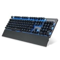 thumbnail image 4 of Teclado Motospeed GK89 Teclado mecánico inalámbrico / USB con cable de 2,4 GHz con luz azul LED Teclado inalámbrico para juegos de 104 teclas para jugadores MOTOSPEED  Teclado, 4 of 6
