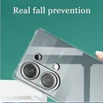 thumbnail image 4 of Shockproof Phone Case for xiaomi Redmi Note 13 Pro 4G 12 Pro Plus 5G Transparent Clear Silicone Bumper Soft TPU Back Cover redmi Note 13 Pro 4G, 4 of 5