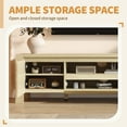 thumbnail image 6 of Gaderth 63" TV Stand with Doors and Cabinet, TV Stand with Doors and Cabinets, Modern Farmhouse Entertainment Center for Living Room or Bedroom Fits TVs up to 70 Inches, 6 of 9