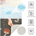 thumbnail image 5 of Dreamtimes Mushrooms Bath Mat Set Soft High Absorbent Non Slip Rectangular Bath Rug+U-Shaped Toilet Mat, Non-Slip Bath Carpet Bath Mats for Bathroom 23.6"x15.7"+17.3"x13.4", 5 of 5