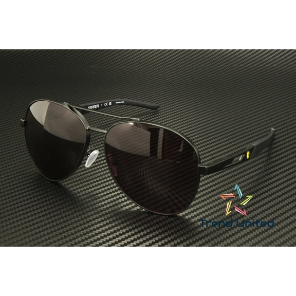 FERRARI SCUDERIA FZ5002D 101 1E Matte Black Bordeaux 60 mm Unisex Sunglasses