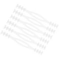 thumbnail image 1 of UPGRATOR Silicone Extension Strap 6Pcs Adjustable Rectangular White for Daily Wear 18x2x0.3in, 1 of 5
