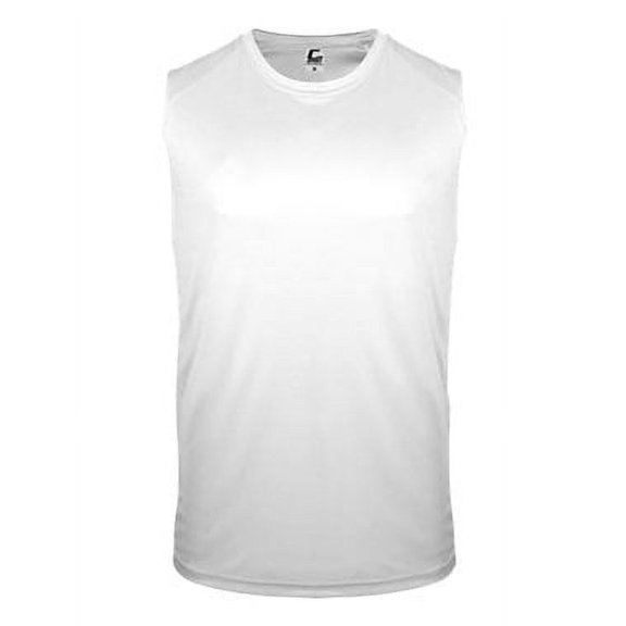 Sleeveless T-Shirt - 3XL / White