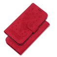 thumbnail image 6 of Decase for Motorola MOTO G Stylus 5G (2022) 6.8 inch Wallet case,Magnetic PU Leather Case Sun Flower Pattern Embossed Purse Kickstand Flip Cover With Card Holders Wrist Strap, Red, 6 of 7