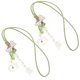 thumbnail image 1 of 2pcs Flower Teléfono Correa de la pulsera Caja de la pulsera Decoración del teléfono automático Lanyard, 1 of 5