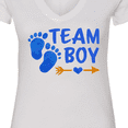 thumbnail image 4 of Inktastic Team Boy Women's V-Neck T-Shirt, 4 of 5