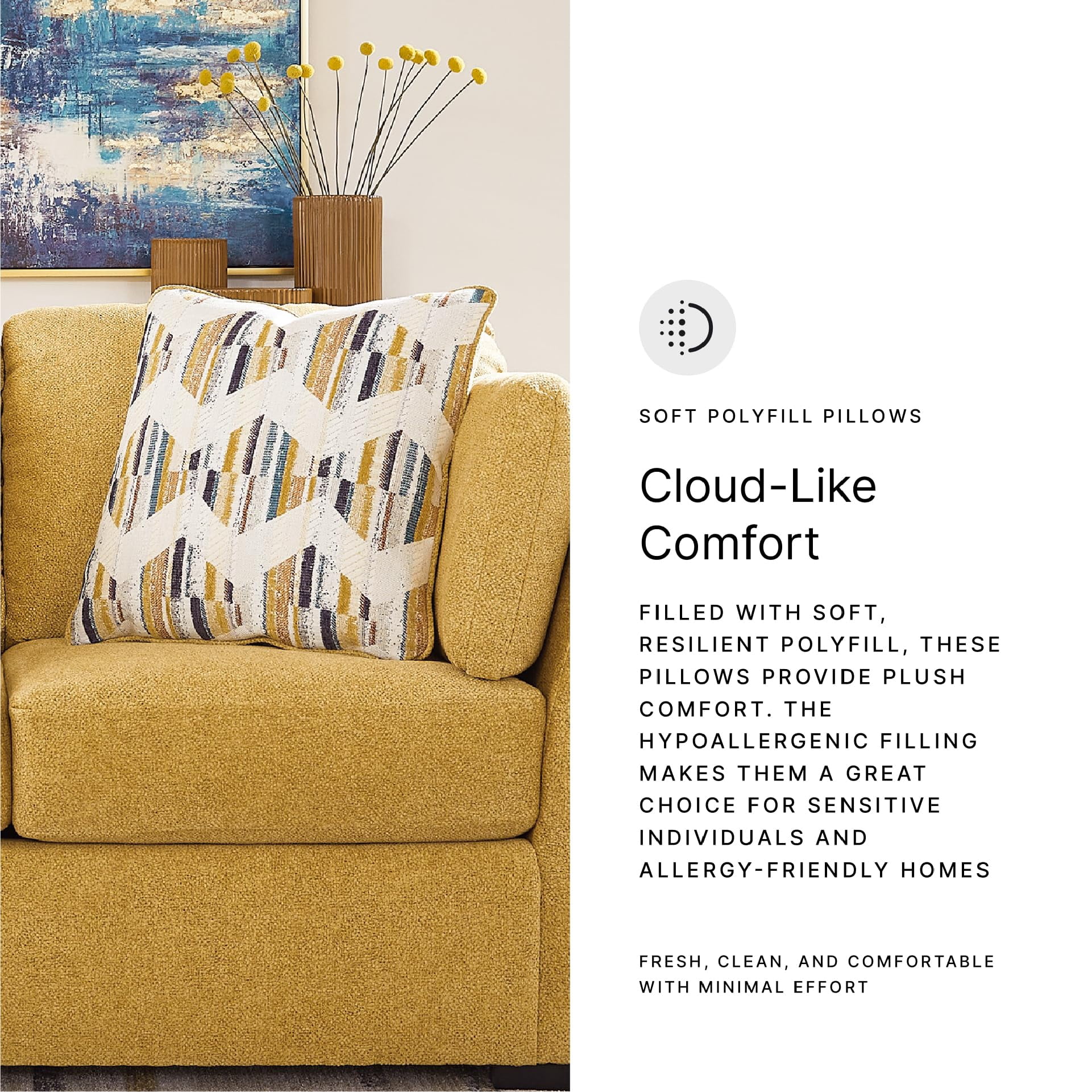 Signature Design by Ashley Keerwick Yellow Loveseat