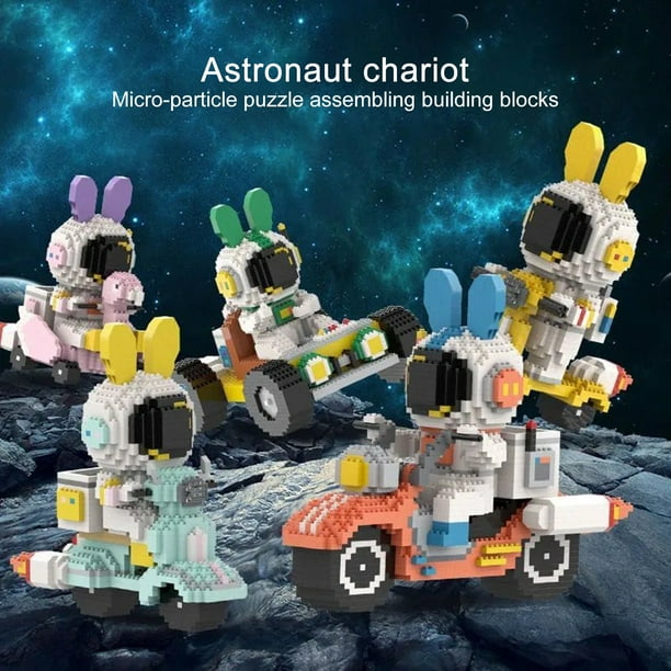 Gwong Juguete 1 set Bloques de construcción Lindo espacio exterior Spaceman Mars Rover Mini Ladrillos Regalos Regalos Ciencia Juguetes para niños Gwong 30013183