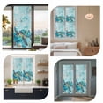 thumbnail image 7 of Turquoise Turtle Window Privacy Film, Farmhouse Coastal Starfish Seaweeds Static Cling UV Sun Blocking Heat Control Window Tint Day and Night, Non-Adhesive One Way Windows Privacy Cover 17.7''x78.7'', 7 of 7