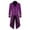 Purple, variant on QENGING Men's Suit Jacket Hallow Tuxedos Costume Mid Length Retro Suits & Suit Separates Deals of The Day