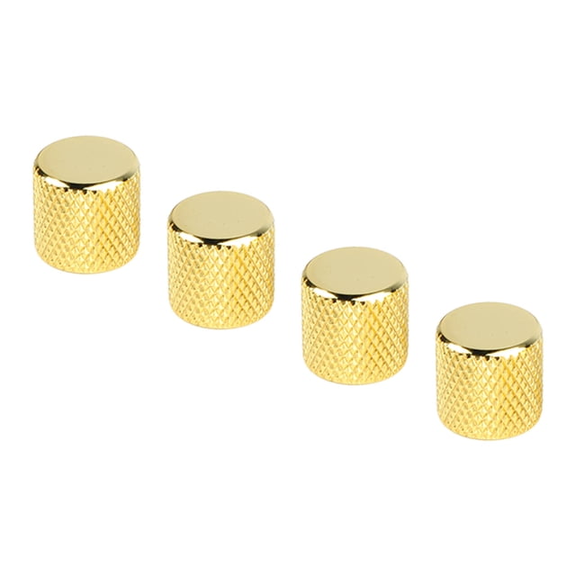 Electric Guitar Knobs, Volume Tone Control Knob Accurate for Bass for Guitarists Silver,Black,Gold