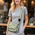 thumbnail image 2 of TSOVTHRID Cute Bee Daisy Print Crossbody Bags for Women Crossbody Purse PU Leather Handbags Shoulder Bag Cell Phone Purse with Wide Strap, 2 of 7